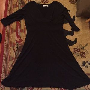 A black dress